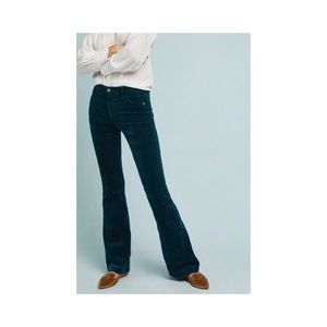 Corduroy Bootcut Faded Navy Charcoal Pants 27 2